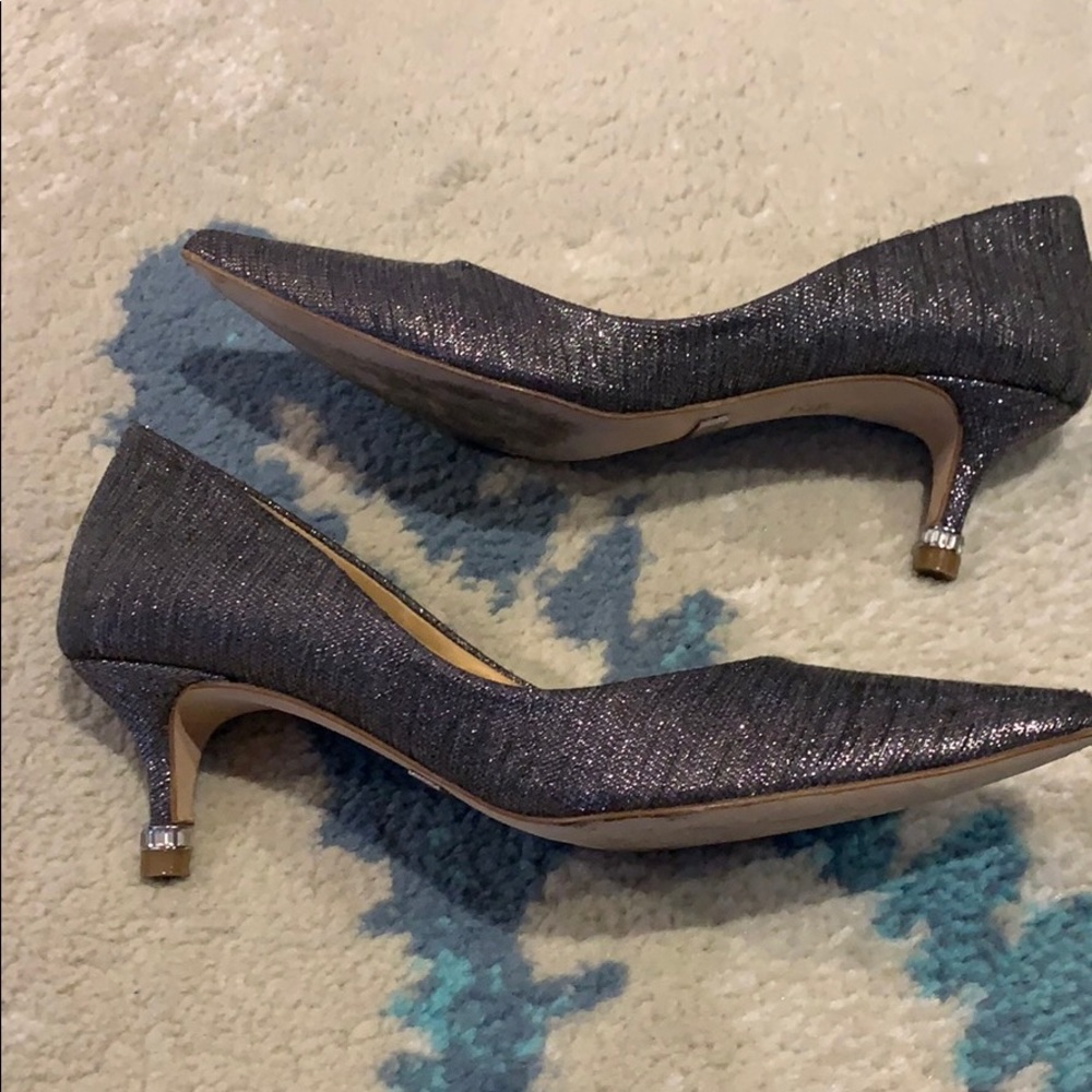 Silver Bagdley Mischa kitten heels💕